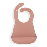 Silicone Bib - Pale Terracotta