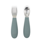 Fork and Spoon Set - Faded Jade