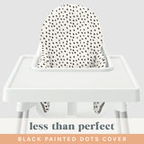 Less Than Perfect: Black Painted Dots Cushion Cover