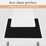 Less Than Perfect: Cinder Black Placemat